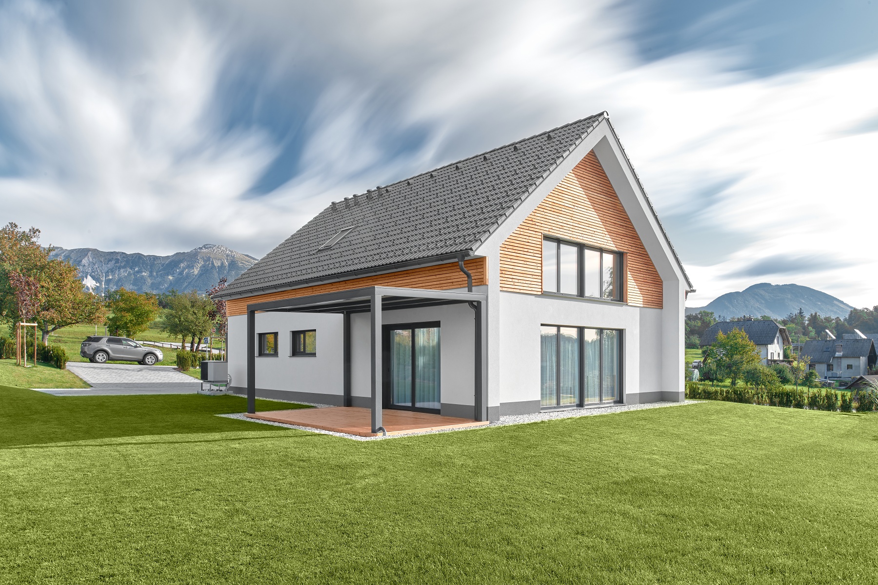 Esterno casa in legno
